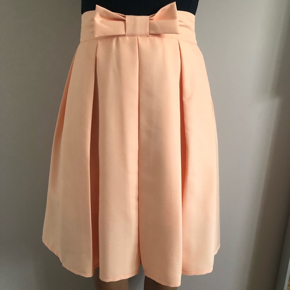 Peach skirt